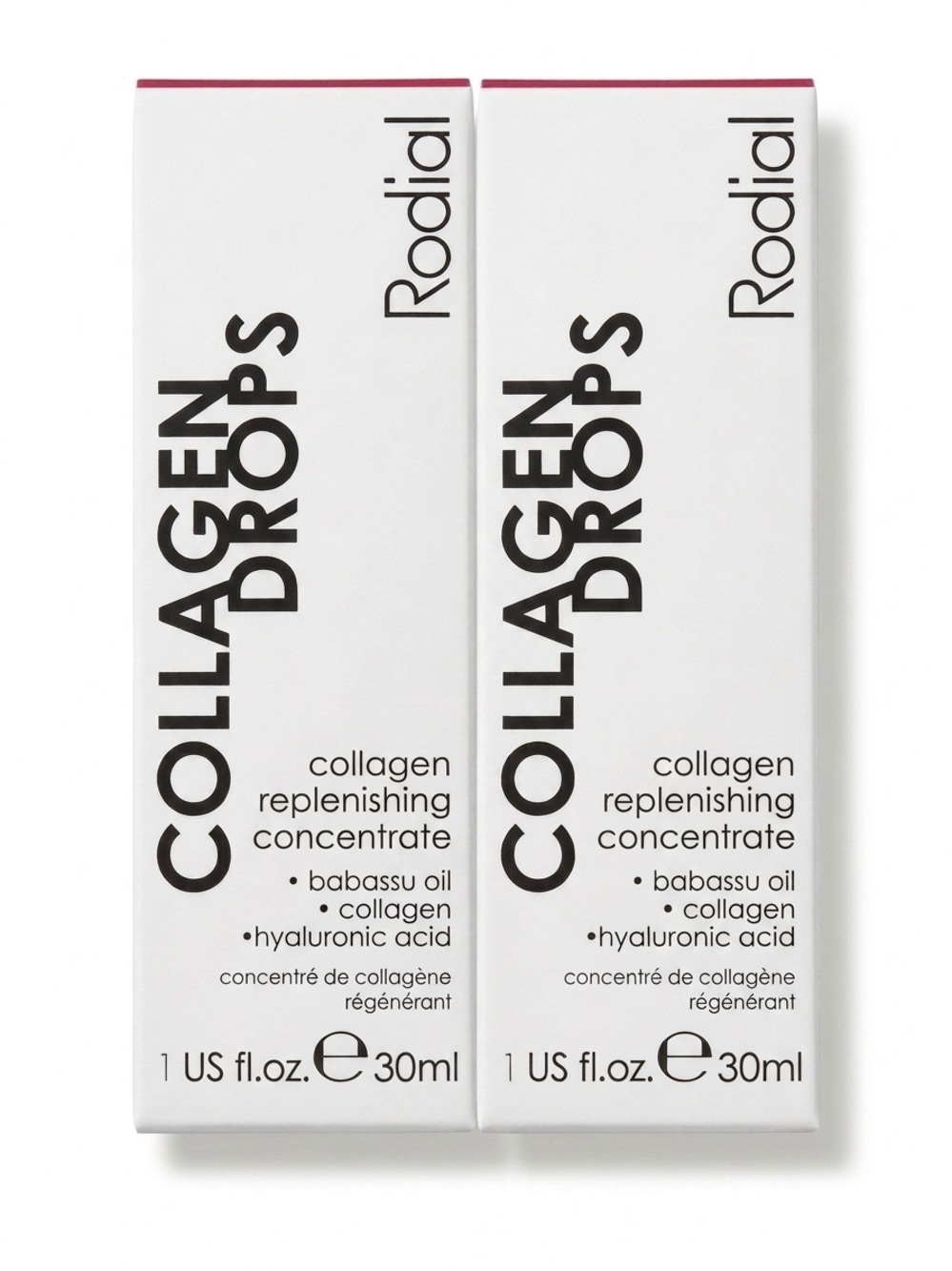 Rodial Collagen Drops 30ml x2 Bundle Luxury Serum Replenishing Concentrate NIB